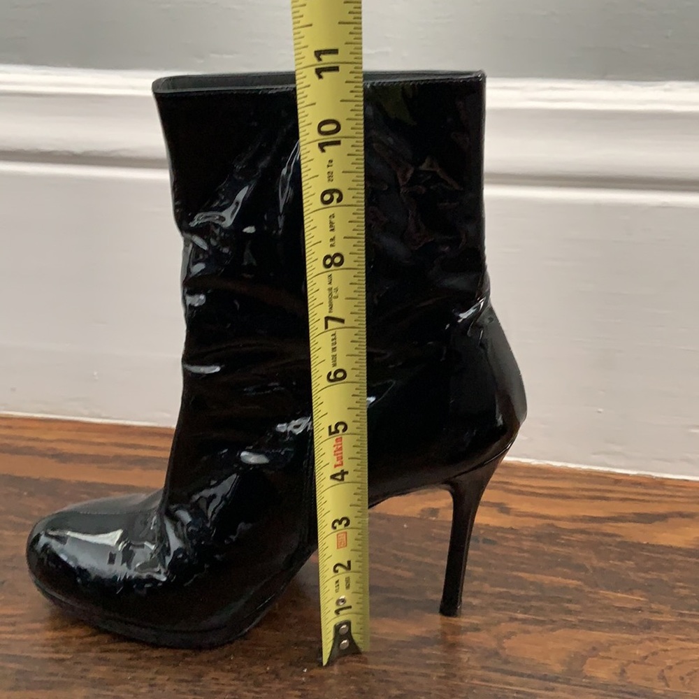 Stuart Weitzman Black Patent Leather Boots - Picture 14 of 14